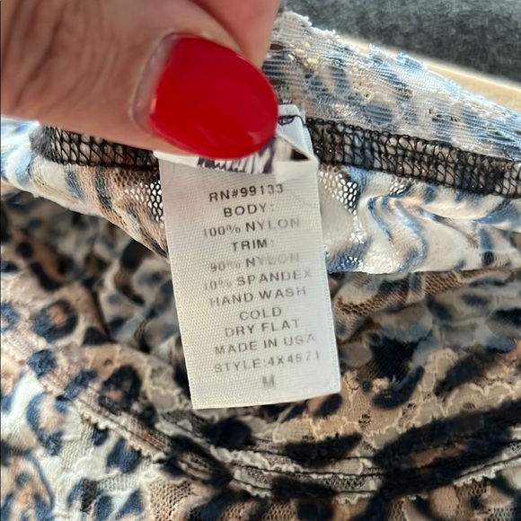 Hanky Panky Leopard Print Camisole - sz M - Picture 7 of 10